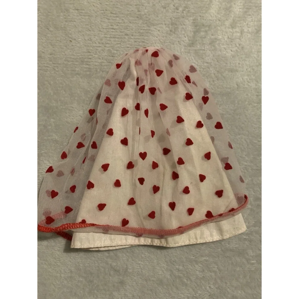 Vintage 1983 Barbie Loving You Valentines Day Clothing Velvet Hearts Skirt‎ Only